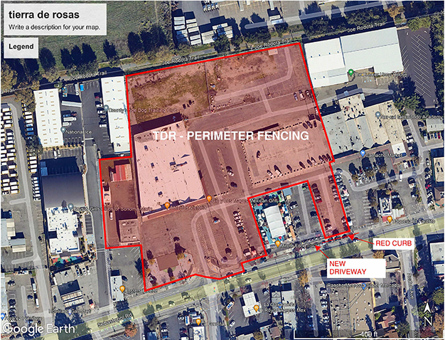 Tierra de Rosas project map