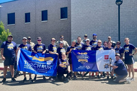 Probation Participates in annual Torch Run Benefitting the Special Olympics